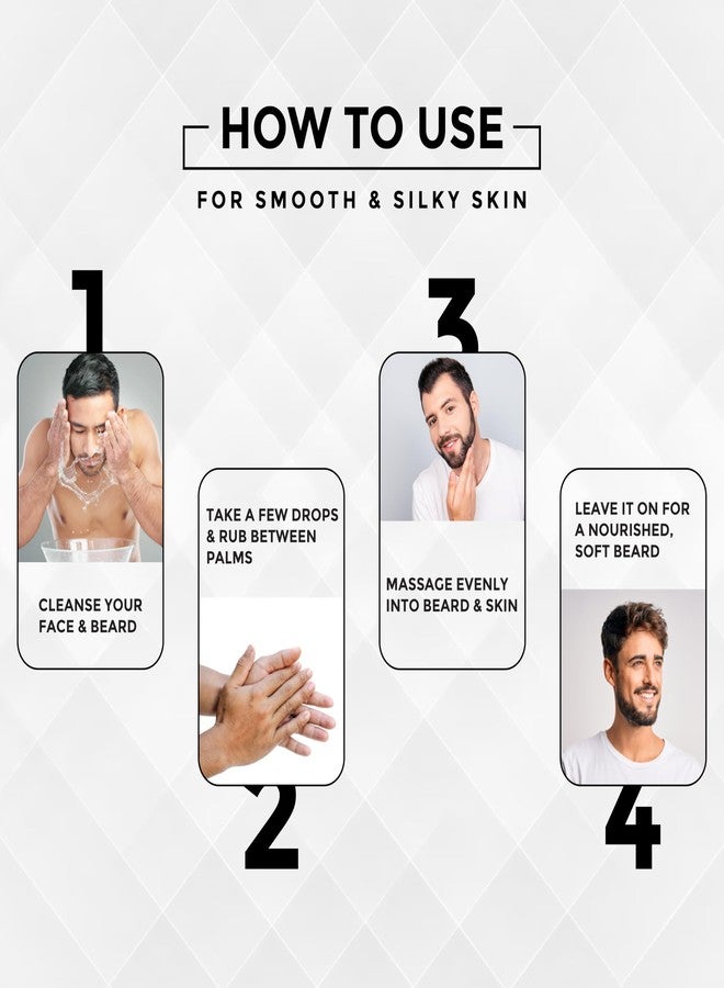 برافادو سيروم برافادو مود للحية للرجال 30 مل (عبوة من 6) | سيروم غير دهني لتنعيم اللحية | يضيف لمعانًا، يقلل من التجعد، يغذي اللحية والبشرة | أساسيات العناية اليومية باللحية - Image 4